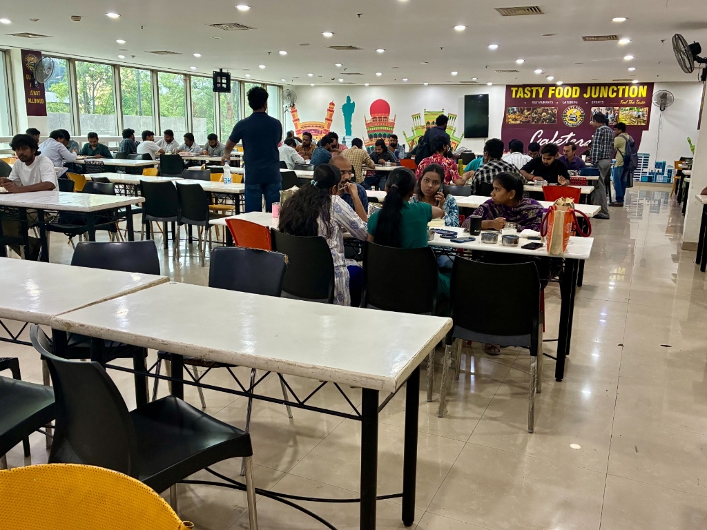 Tasty Food Junction dining hall in building