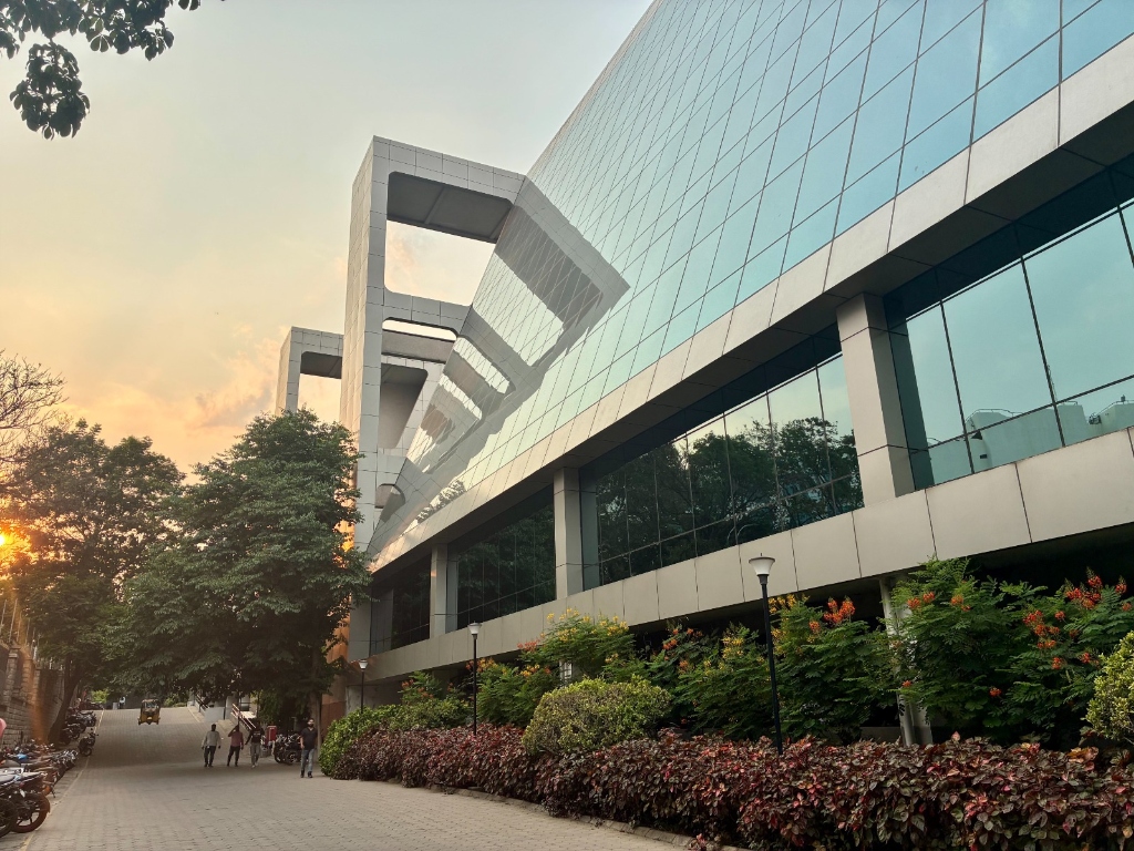 Cyber Gateway building exterior in Hyderabad